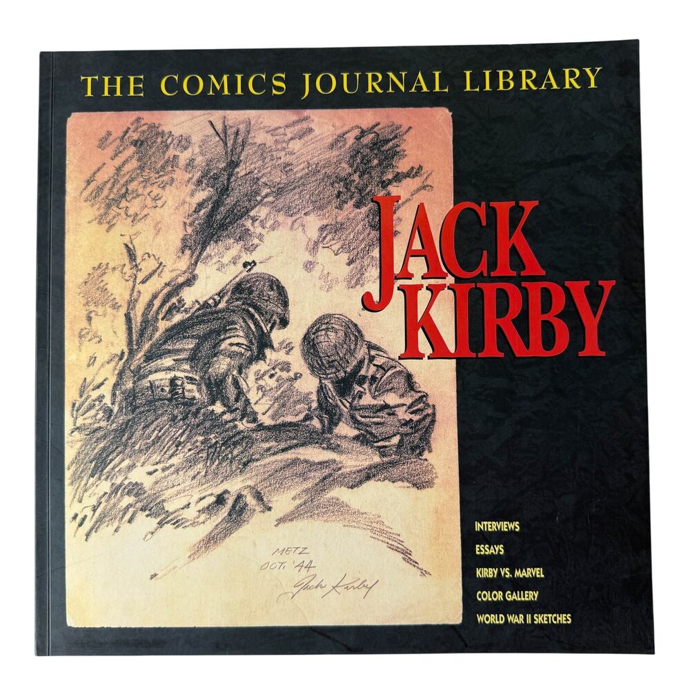 Jack Kirby The Comics Journal Library Volume One Fantagraphics Book